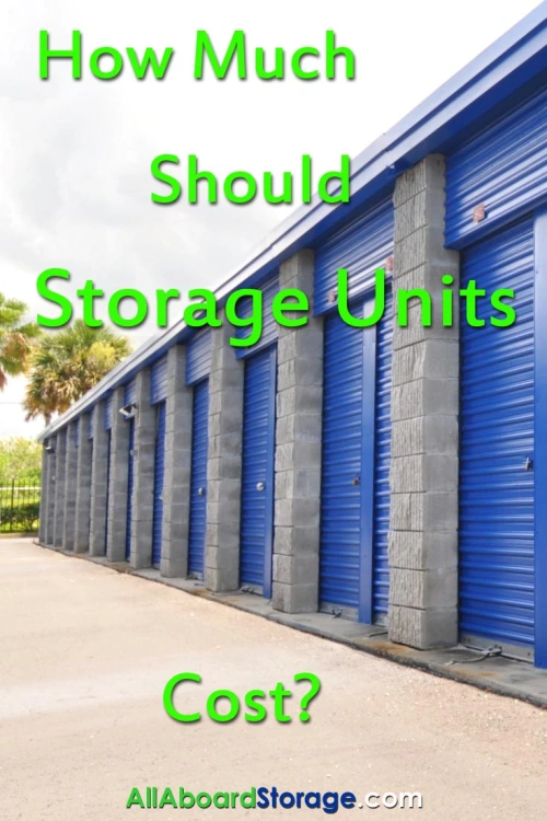 How Much Should & Do Storage Units Cost Vertical