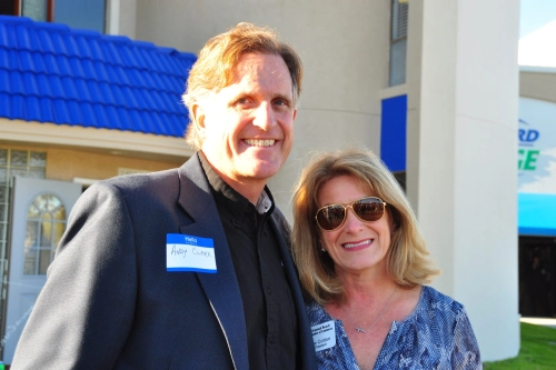 Andy Clark & President/CEO Ormond Chamber Debbie Cotton