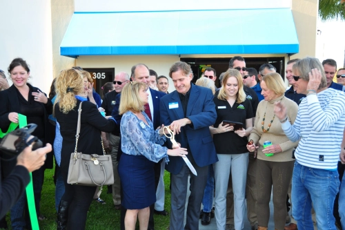 Granada self storage facility ribbon cutting